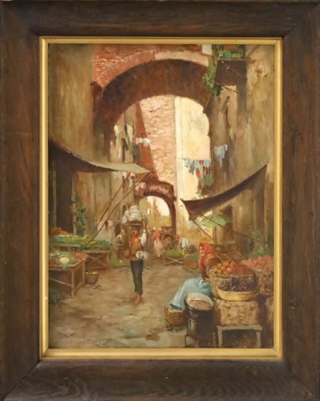 Gustavo Pisani — Scena di mercato